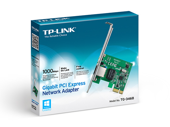 TP-LINK PCI Express Network Adapter TG-3468, low profile, Ver. 4.0 - Image 2