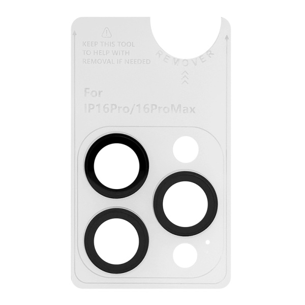 Alternative view of POWERTECH tempered glass TGC-0718 για κάμερα iPhone 16 Pro Max