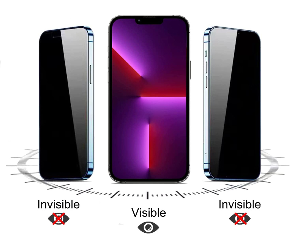 POWERTECH tempered glass Emery Private 5D TGC-0777 για iPhone 14 Plus, full glue - Image 2