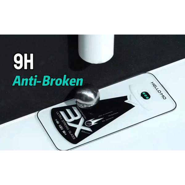 Alternative view of POWERTECH tempered glass Emery 5D TGC-0795 για iPhone 17 Pro, full glue