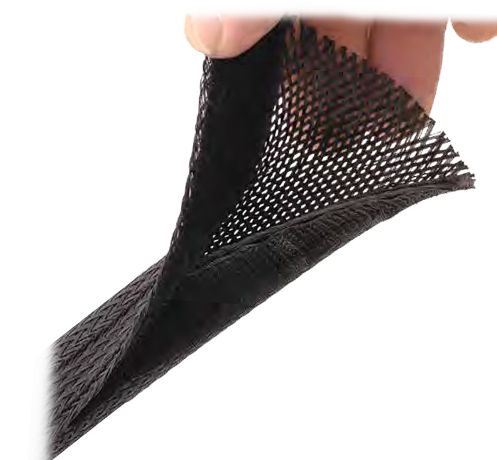 POWERTECH δεματικό καλωδίων τύπου Flex Wrap TIES-001, 1.8m, μαύρο - Image 5