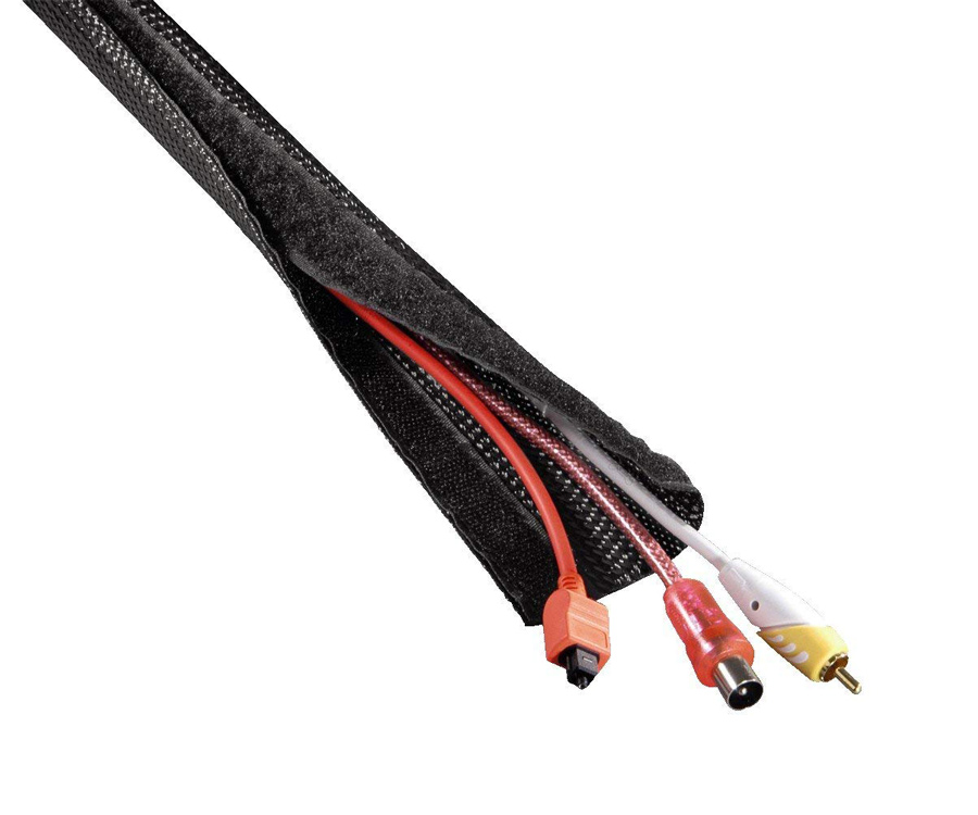 POWERTECH δεματικό καλωδίων τύπου Flex Wrap TIES-001, 1.8m, μαύρο - Image 6