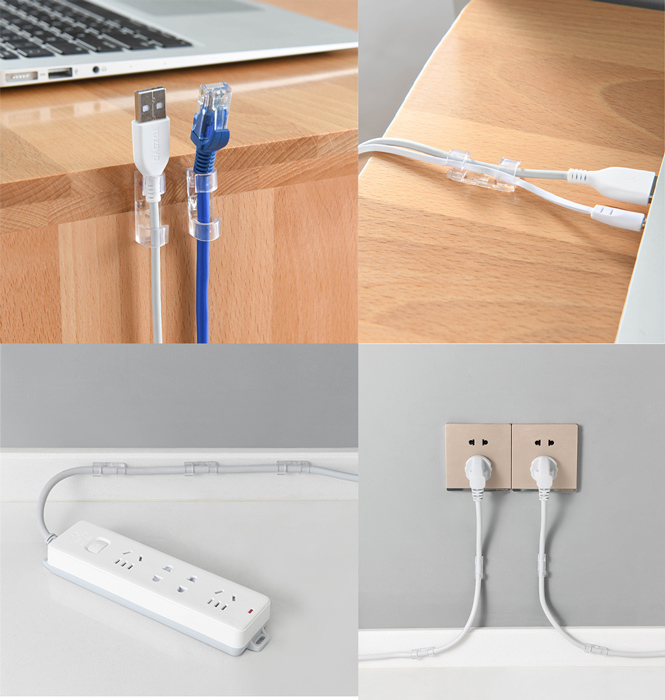 POWERTECH οργανωτής καλωδίων TIES-031, 3.3x1.3x1.2cm, διαφανές, 12τμχ - Image 2