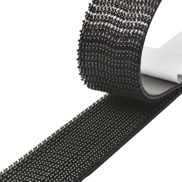 Alternative view of POWERTECH αυτοκόλλητη ταινία τύπου dual lock χριτς χρατς TIES-078, 25mm, 2.5m, μαύρη
