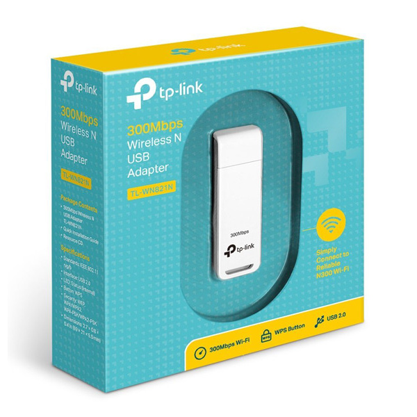 Alternative view of TP-LINK ασύρματος USB αντάπτορας δικτύου TL-WN821N, 300Mbps, Ver. 6.0