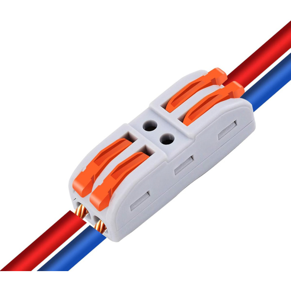 Alternative view of POWERTECH κλέμα σύνδεσης καλωδίων TOOL-0103, 2pin προς 2pin, 10τμχ