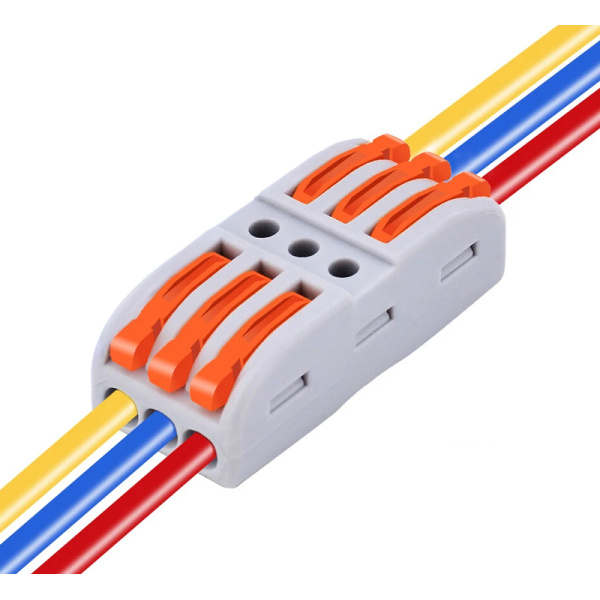 Alternative view of POWERTECH κλέμα σύνδεσης καλωδίων TOOL-0104, 3pin προς 3pin, 10τμχ