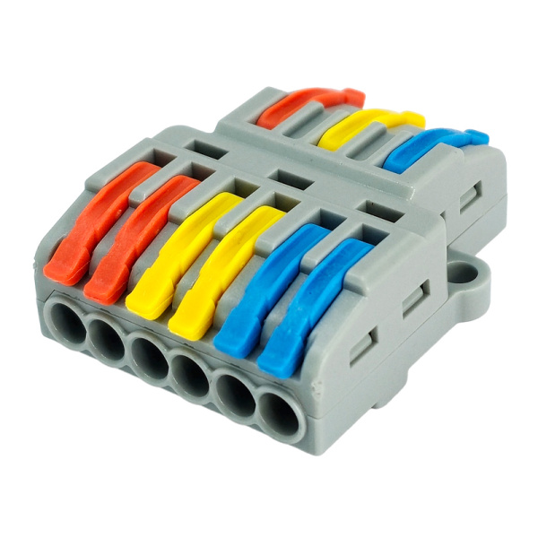 Alternative view of POWERTECH κλέμα σύνδεσης καλωδίων TOOL-0110, 6pin προς 3pin