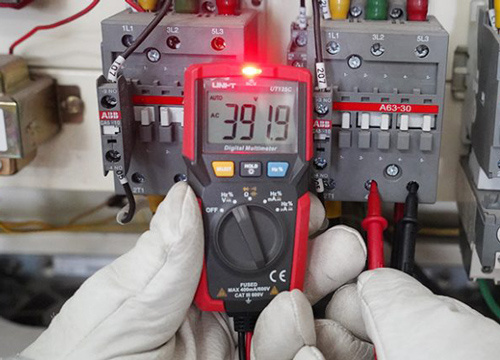 UNI-T μίνι ψηφιακό πολύμετρο UT125C, 600V AC/DC, NCV - Image 2
