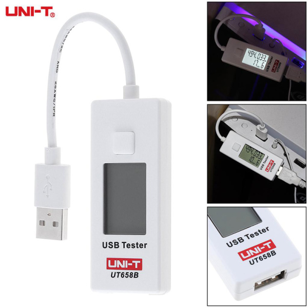 Alternative view of UNI-T USB συσκευή ελέγχου καλωδιώσεων UT658B, με οθόνη
