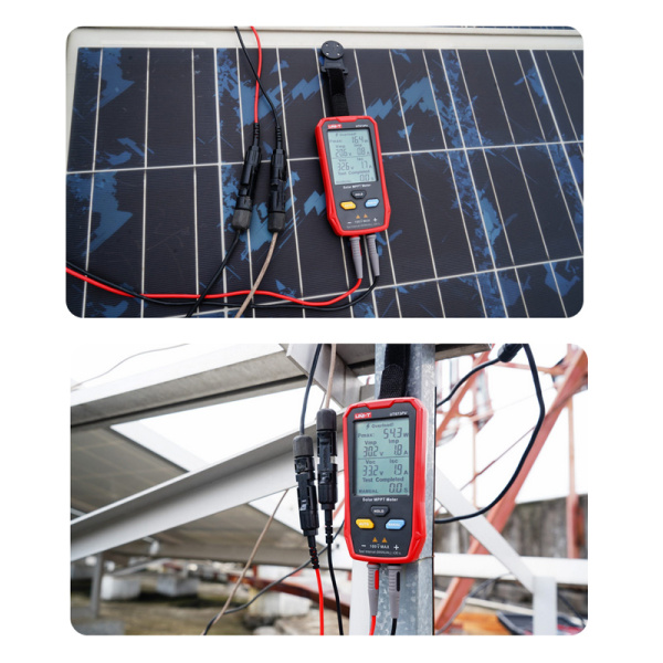 Alternative view of UNI-T tester φωτοβολταϊκών πάνελ UT673PV, 5~800W, 0~35A, 12~60V