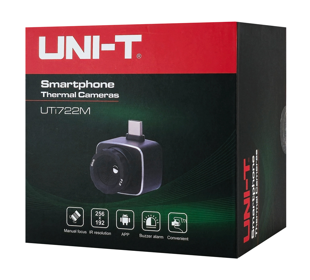 UNI-T συσκευή θερμικής απεικόνισης UTi722M για smartphone, USB-C, 20 °C έως 450 °C - Image 6