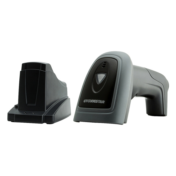 Alternative view of GTCODESTAR barcode scanner X-1901B με βάση, 1D & 2D, ενσύρματο & ασύρματο, Bluetooth, 2000mAh, μαύρο