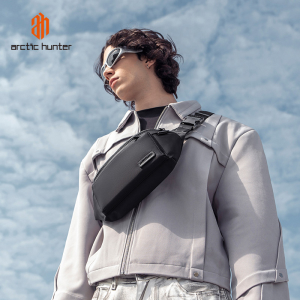 Alternative view of ARCTIC HUNTER τσάντα Crossbody XB00837, 3.5L, μαύρη