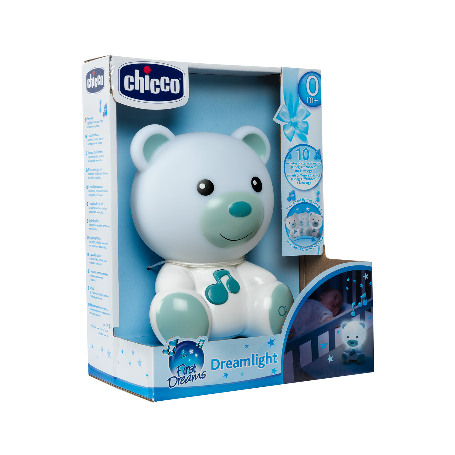 Chicco Βρεφικό Φωτάκι Νυκτός Αρκουδάκι Dreamlight Σιέλ Για 0+ - Image 4
