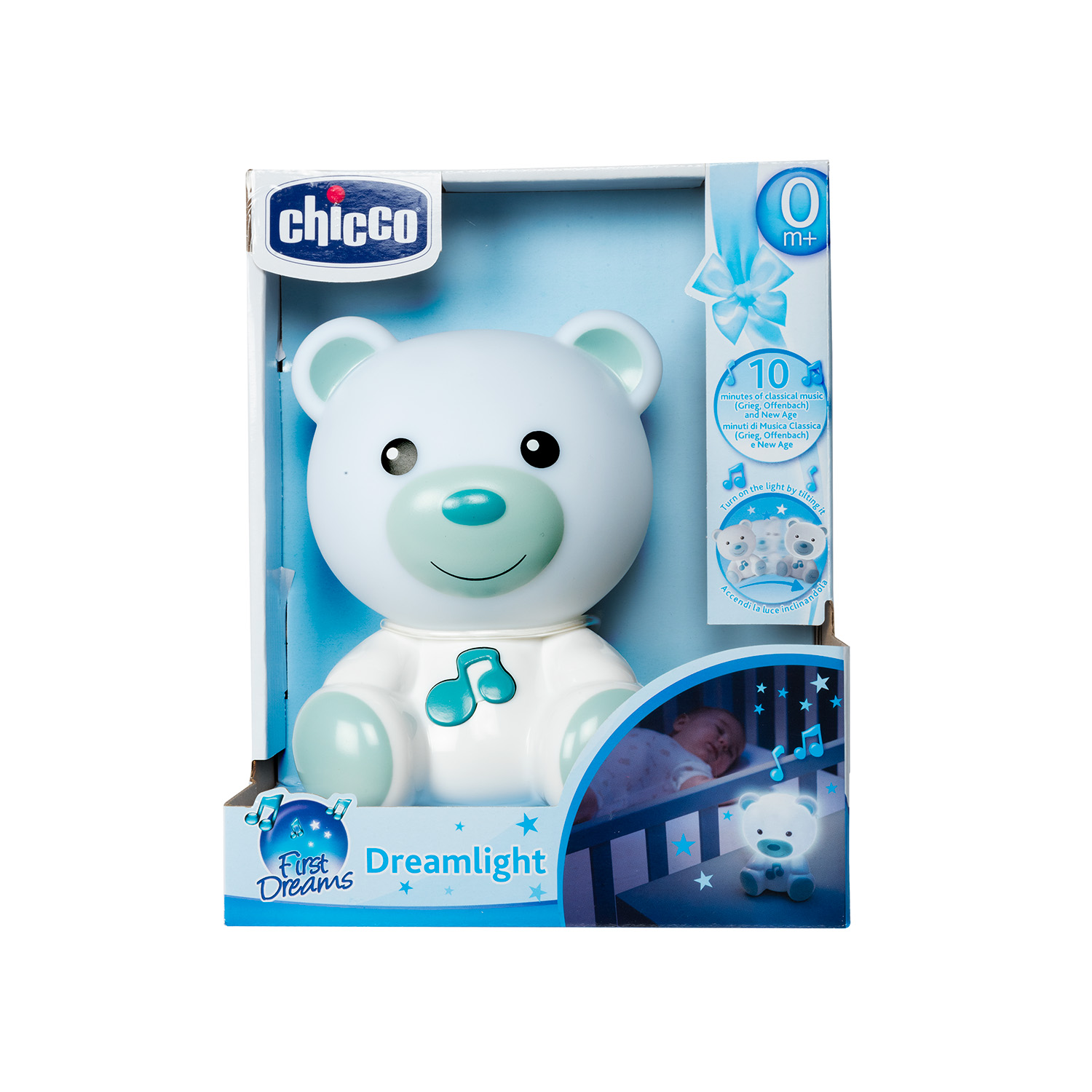 Chicco Βρεφικό Φωτάκι Νυκτός Αρκουδάκι Dreamlight Σιέλ Για 0+ - Image 2