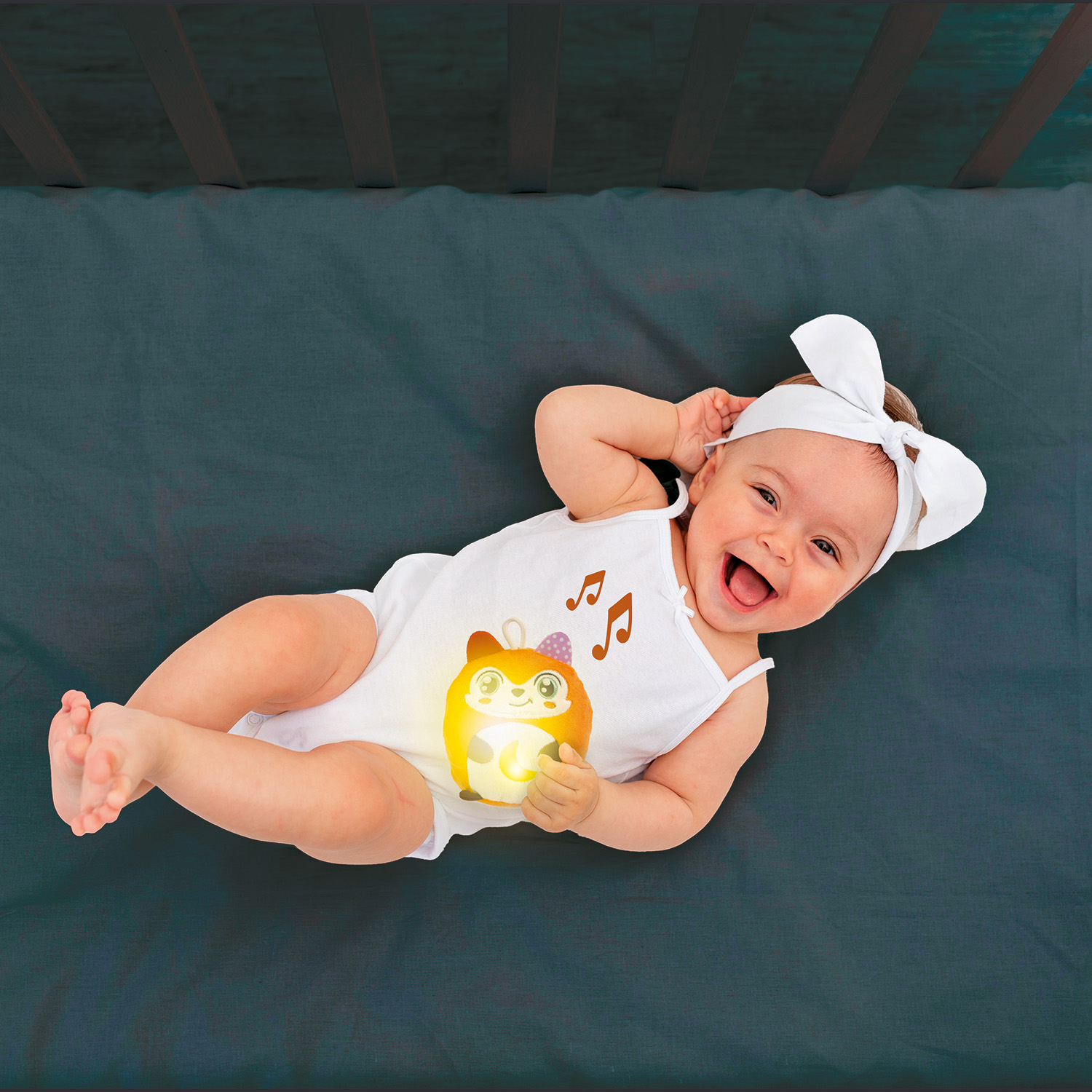 Βaby Clementoni Βρεφικό Παιχνίδι Twinkle Twinkle Αλεπού με Φως & Ήχους Για 0+ Μηνών - Image 5