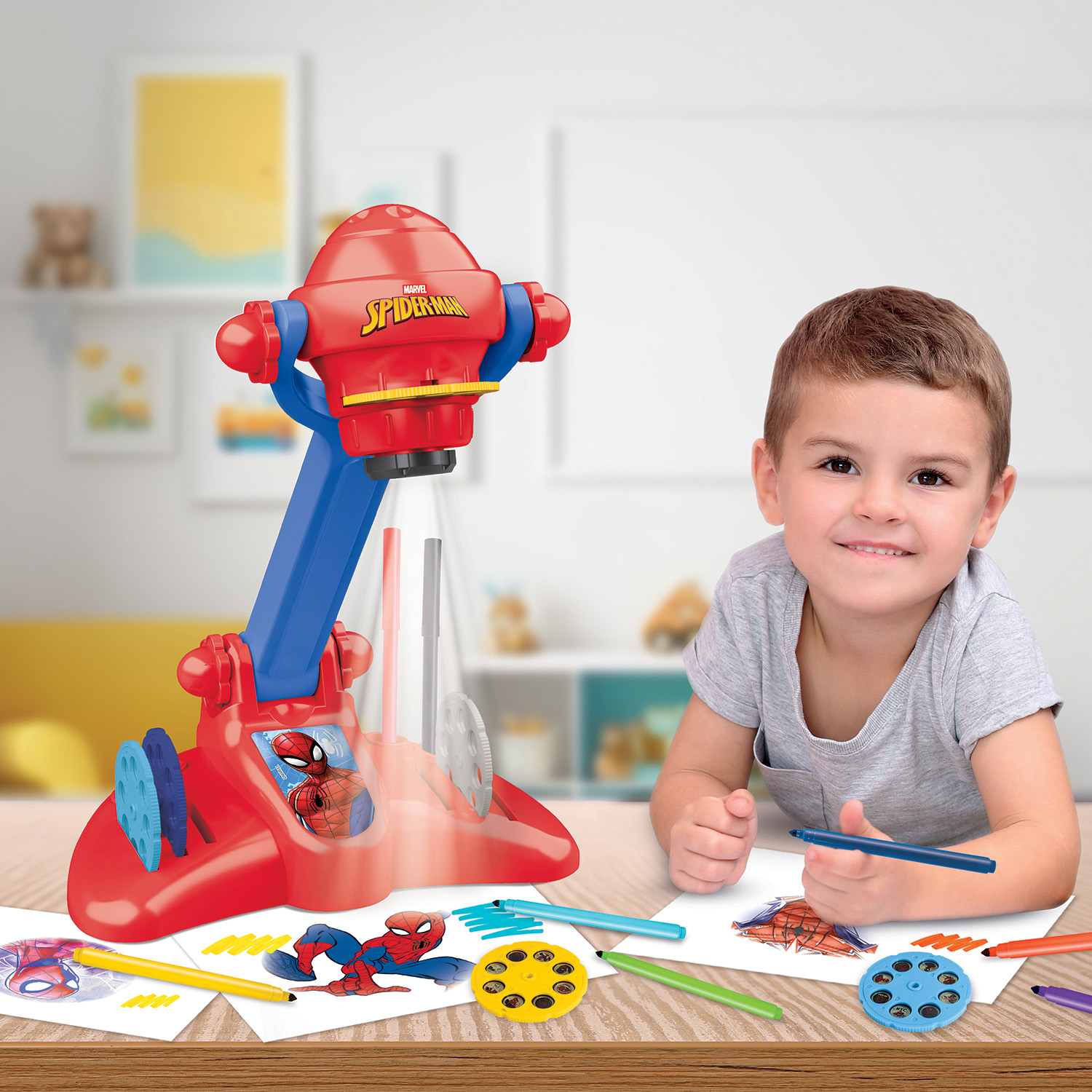 AS Προτζέκτορας Ζωγραφικής Spiderman Για 4+ Χρονών - Image 3