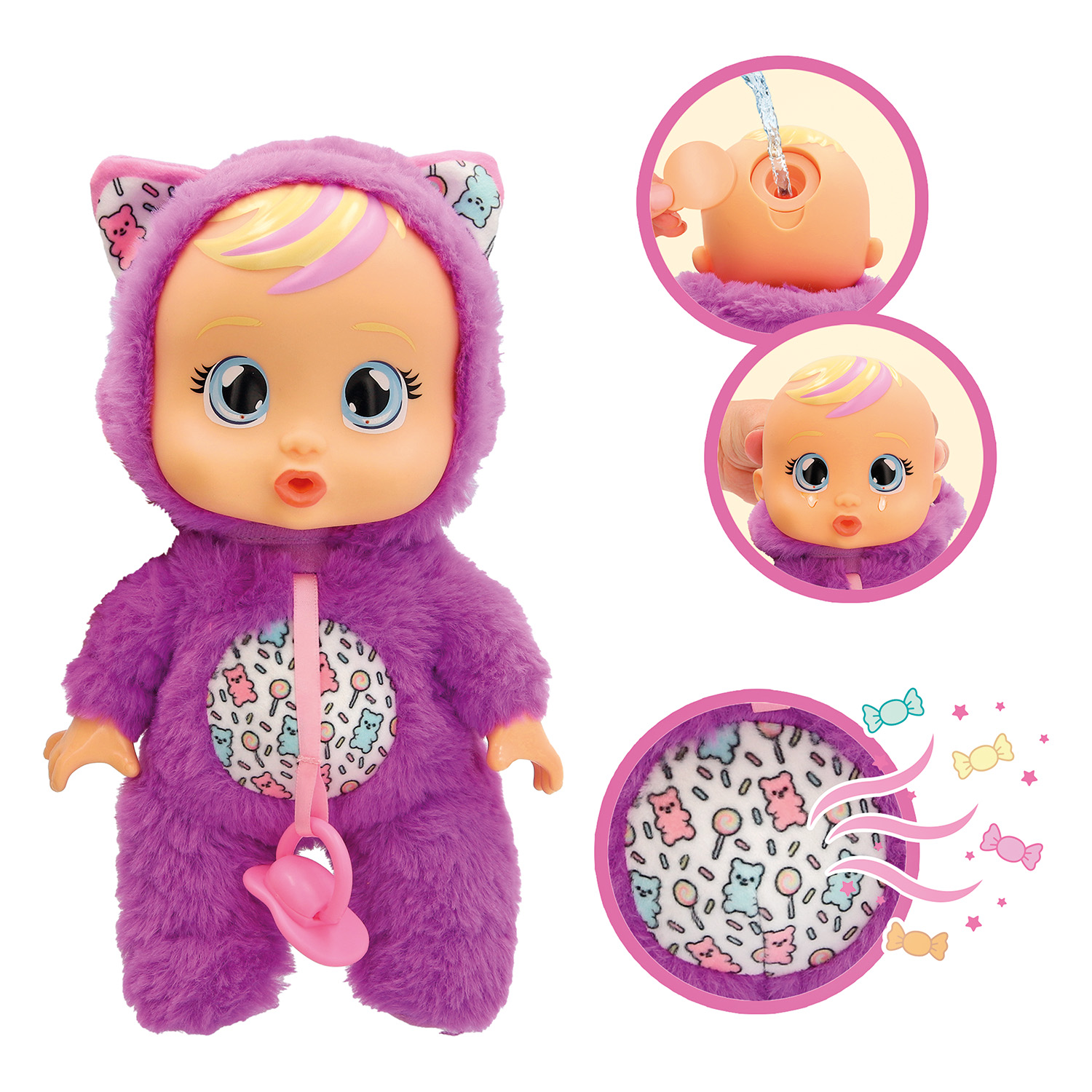 Κούκλα Κλαψουλίνια Tiny Cuddles Soft Scents Για 18+ Μηνών - Image 3