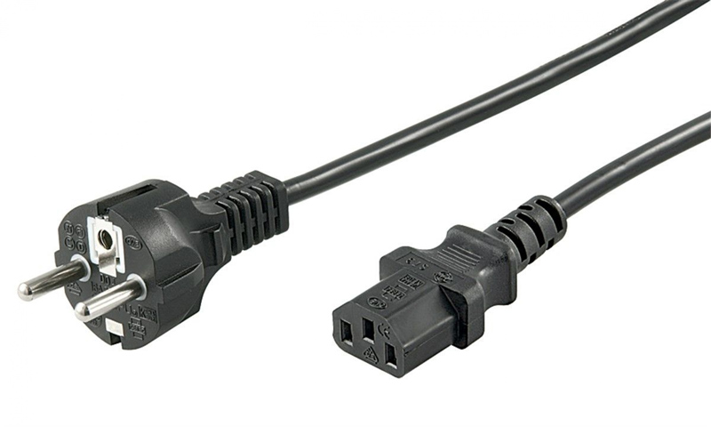 GOOBAY καλώδιο τροφοδοσίας 68605, 0.75mm², 1.5m, μαύρο - Image 2