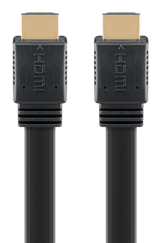 GOOBAY καλώδιο HDMI 77145 με Ethernet, flat, 8K/60Hz, 48 Gbps, 3m, μαύρο - Image 5