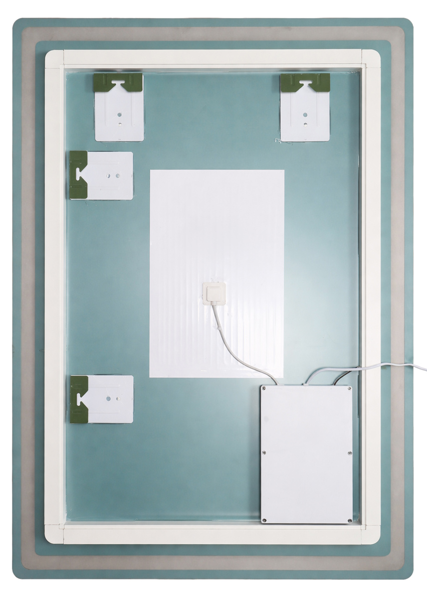 BRUNO καθρέφτης μπάνιου LED BRN-0285, ορθογώνιος, 24W, 60x80cm, IP67 - Image 4
