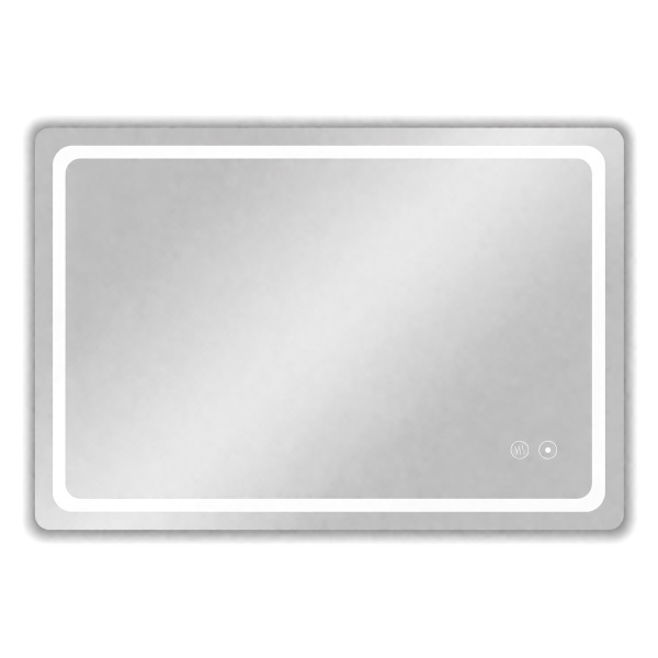 BRUNO καθρέφτης μπάνιου LED BRN-0285, ορθογώνιος, 24W, 60x80cm, IP67