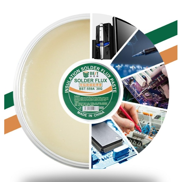 Alternative view of BEST Flux Solder paste συγκόλλησης BST-559A-30, lead free, 30gr