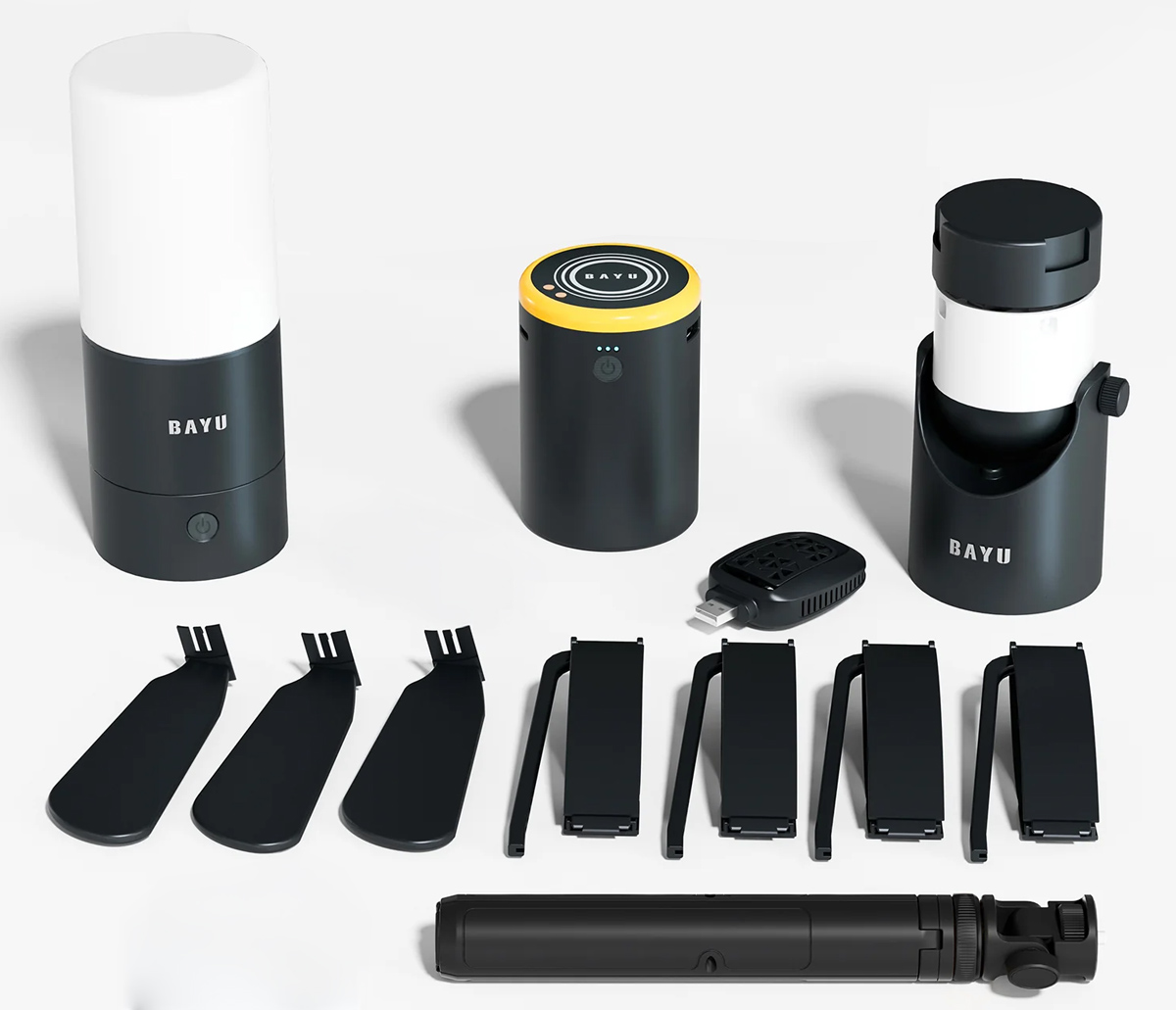 BAYU camping kit με powerbank/ανεμιστήρα/φωτιστικό/συσκευή για κουνούπια C-Pro - Image 6