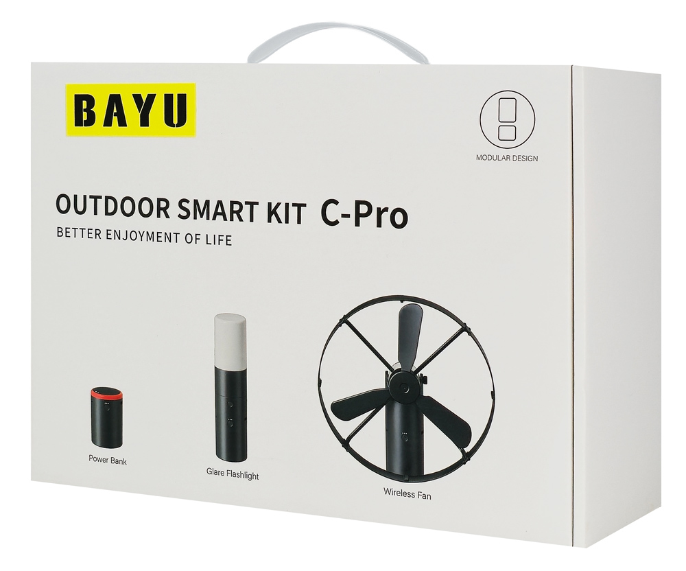BAYU camping kit με powerbank/ανεμιστήρα/φωτιστικό/συσκευή για κουνούπια C-Pro - Image 8