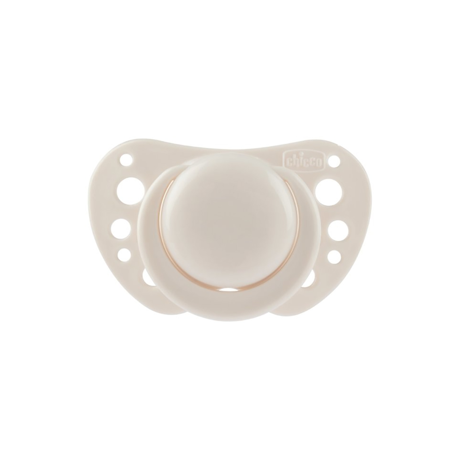 Chicco Πιπίλα Δύο Τεμαχίων Physio Air με Θηλή Σιλικόνης & Θήκη σε Μπεζ-Μπορντώ Για 6-16 Μηνών - Image 2