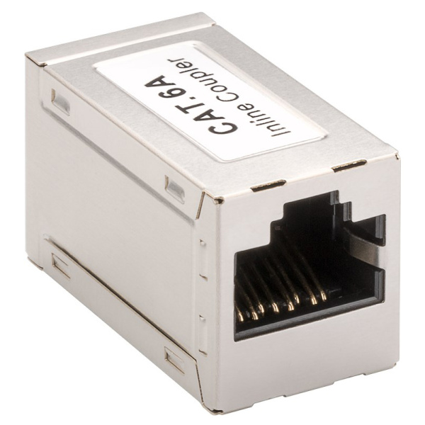 Alternative view of POWERTECH σύνδεσμος RJ45 Cat 6A CAB-N324, 500MHz, PoE+, ασημί