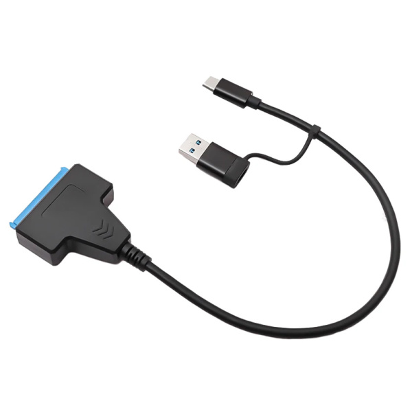 Alternative view of POWERTECH καλώδιο σύνδεσης HDD/SSD CAB-UC076, USB/USB-C σε SATA, 6Gbps