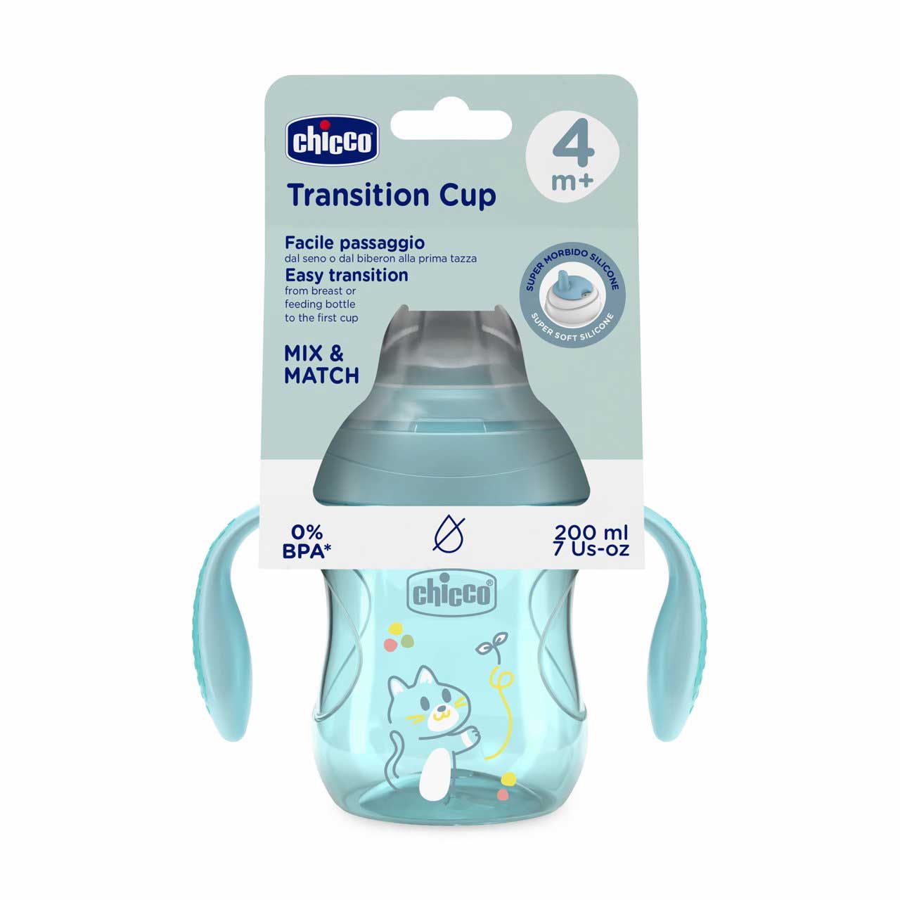 Chicco Κύπελλο Transition Natural Bεραμάν Για 4+ Μηνών