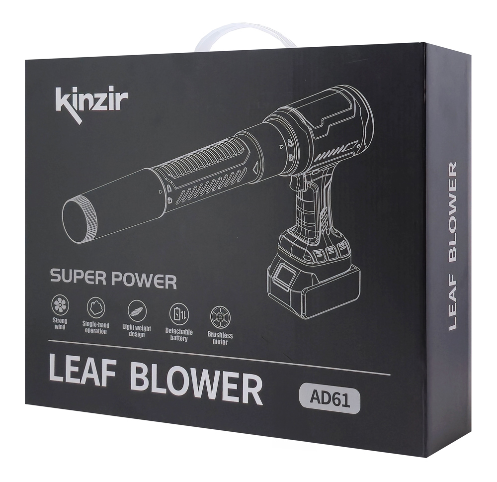 KINZIR ηλεκτρικό air duster AD61, 800W, 2000mAh, Brushless, μαύρο - Image 7