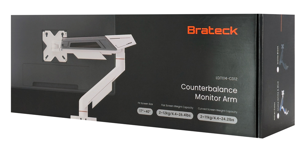 BRATECK βάση γραφείου οθόνης LDT114-C012, 17-40", έως 12kg - Image 5