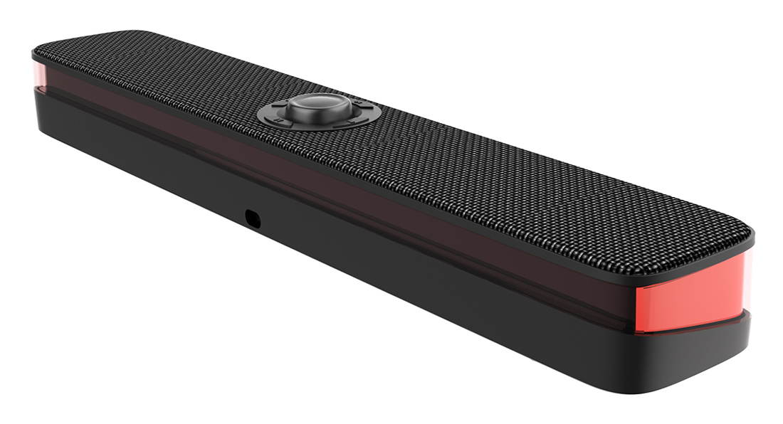 SADES soundbar Posevolt με RGB φωτισμό, 10W, Bluetooth & USB-C/USB, μαύρο - Image 2