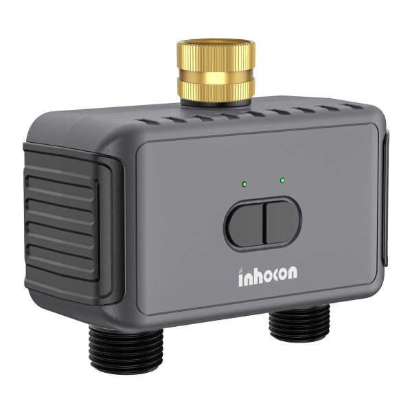 INHOCON smart προγραμματιστής ποτίσματος SGW08W, 2 θέσεων, WiFi, IP55