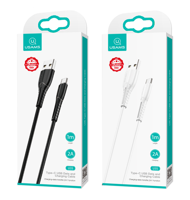 USAMS καλώδιο USB-C σε USB US-SJ366, 2A, 1m, μαύρο - Image 5