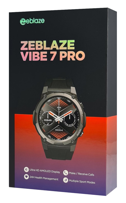 ZEBLAZE smartwatch Vibe 7 Pro, heart rate, 1.43" AMOLED, 3 ATM, ασημί - Image 8