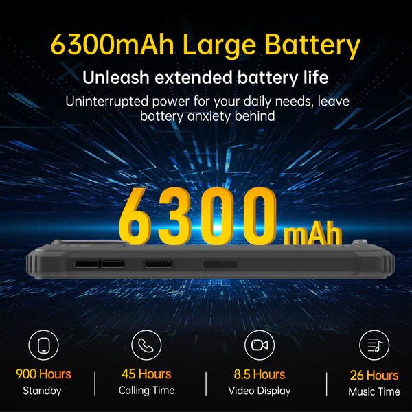 OUKITEL smartphone WP32, 6", 4/128GB, 6300mAh, IP68/IP69K/MIL-STD-810H, πράσινο - Image 3