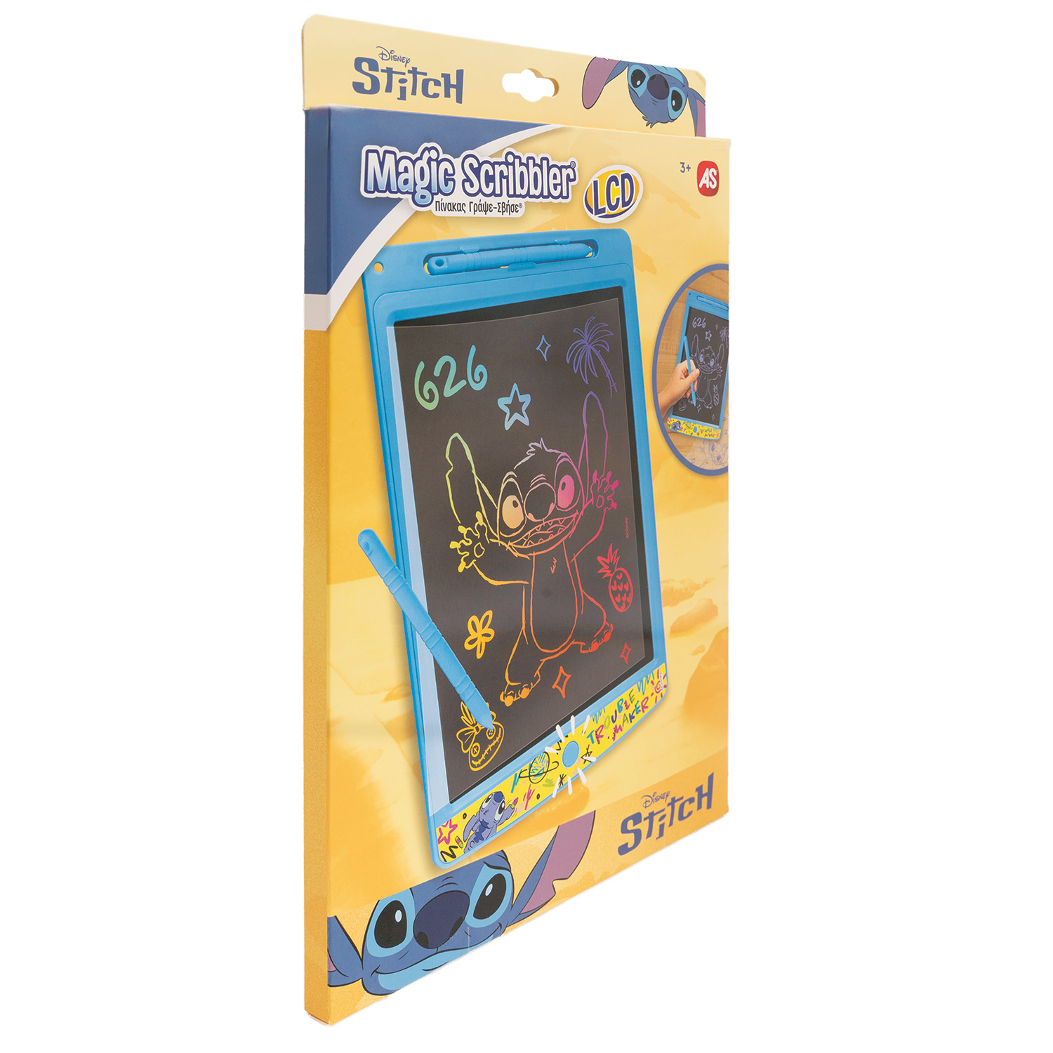 AS LCD Γράψε - Σβήσε Stitch Για 3+ Ετών - Image 5