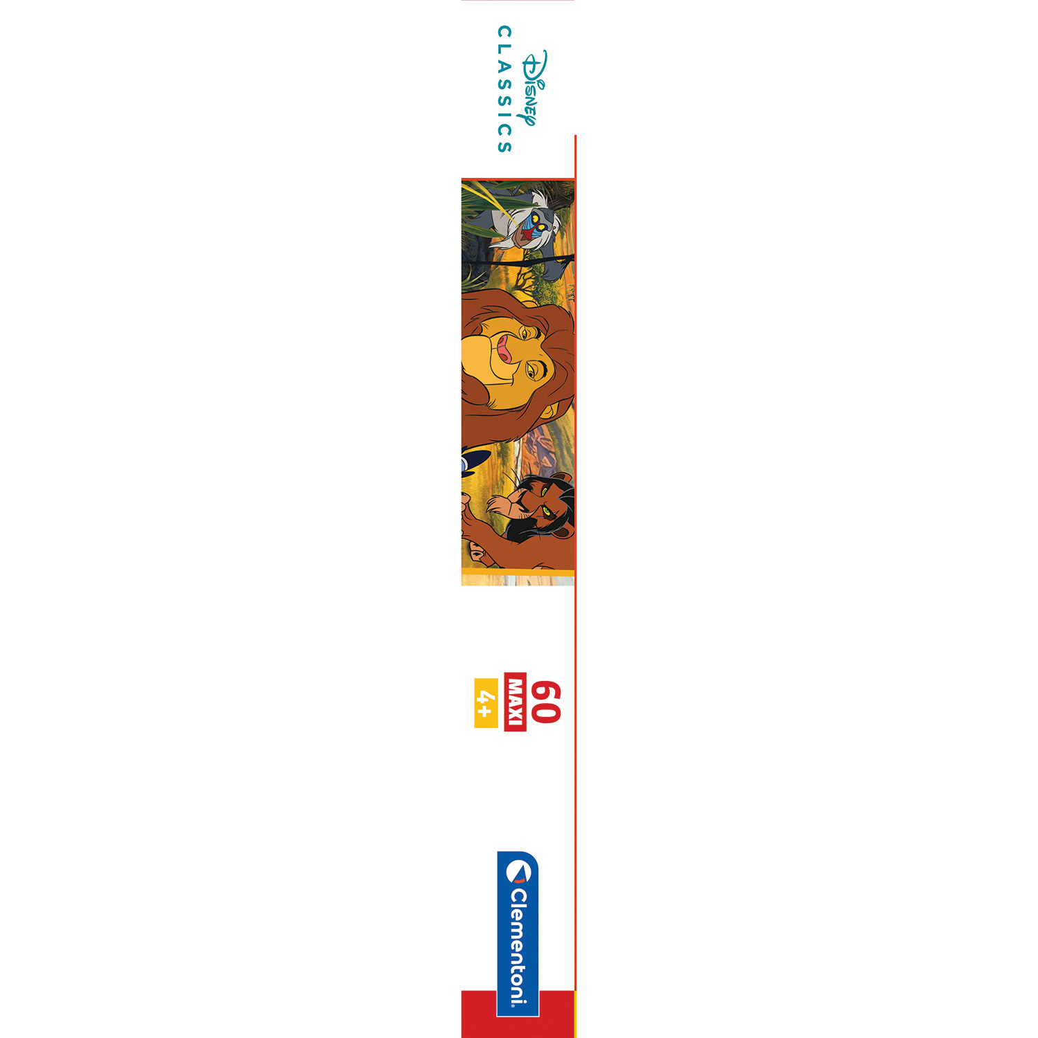 Clementoni Παζλ Maxi Super Color Lion King Disney Classics 60 τμχ - Image 4