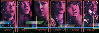 Clementoni Παζλ Panorama Netflix Stranger Things 1000 τμχ - Image 2