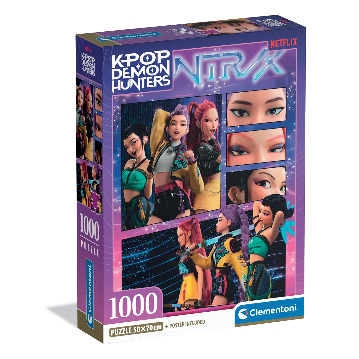 Clementoni Παζλ High Quality K-Pop Demon Hunters Compact Box 1000 τμχ - Image 2