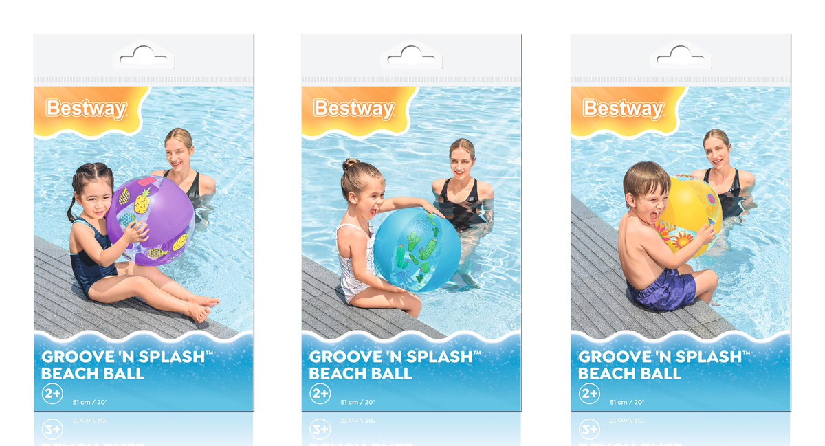 BESTWAY μπάλα θαλάσσης 31036, 51cm, διάφορα χρώματα/σχέδια, 1τμχ - Image 6