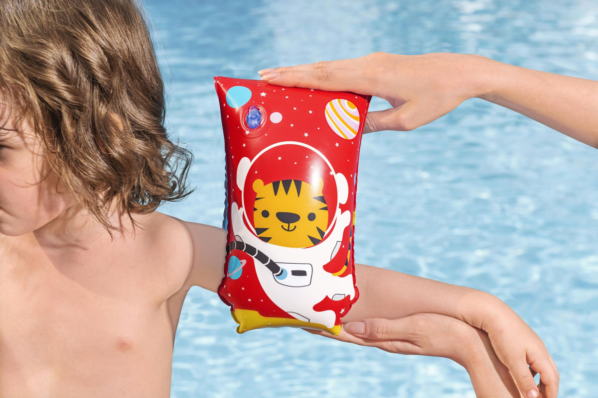 BESTWAY μπρατσάκια 32102, 30x15cm, 5-12 ετών, Astro Tiger - Image 2