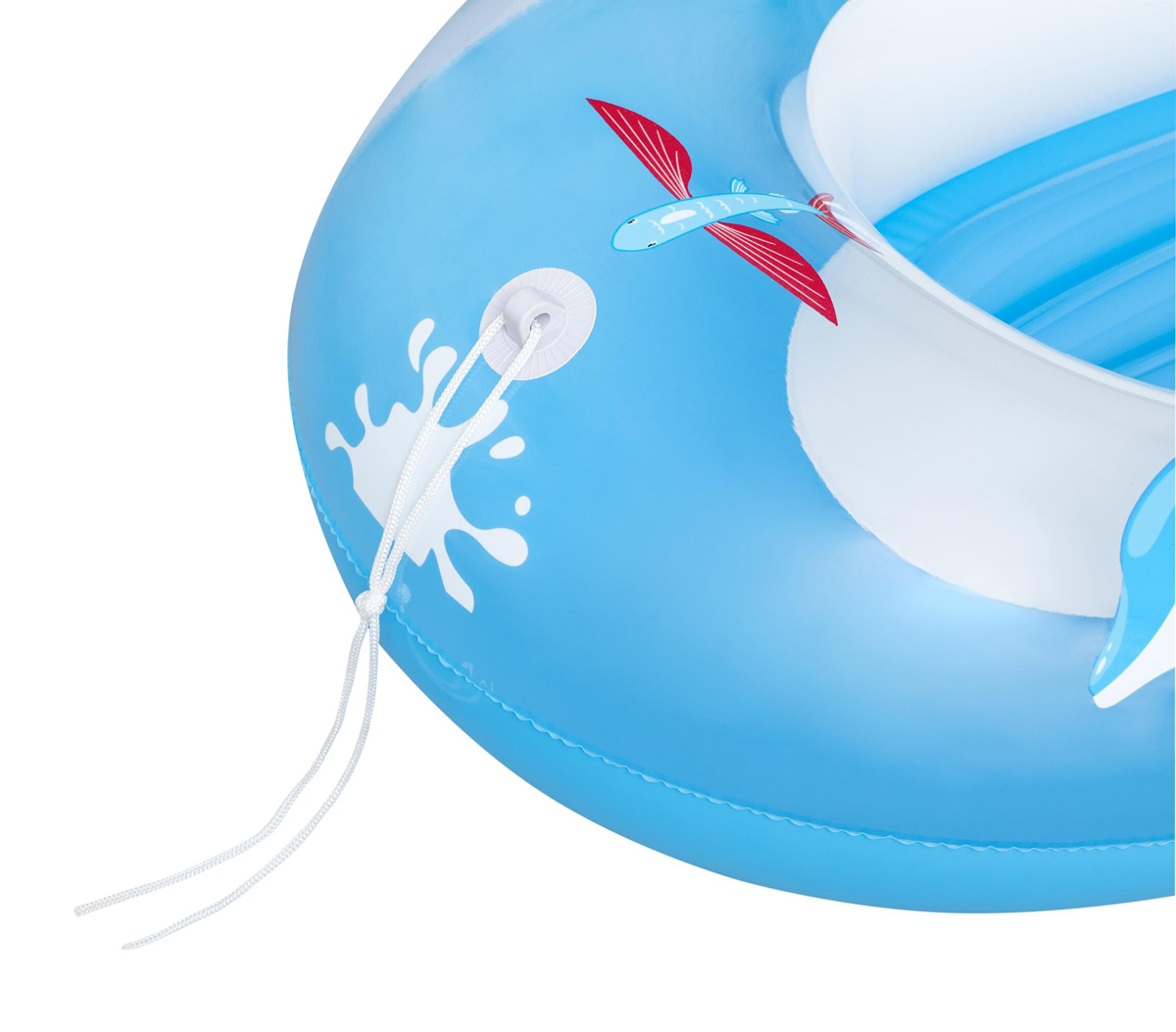 BESTWAY παιδική φουσκωτή βάρκα 34037, 102x69cm, Floatin Friends - Image 4