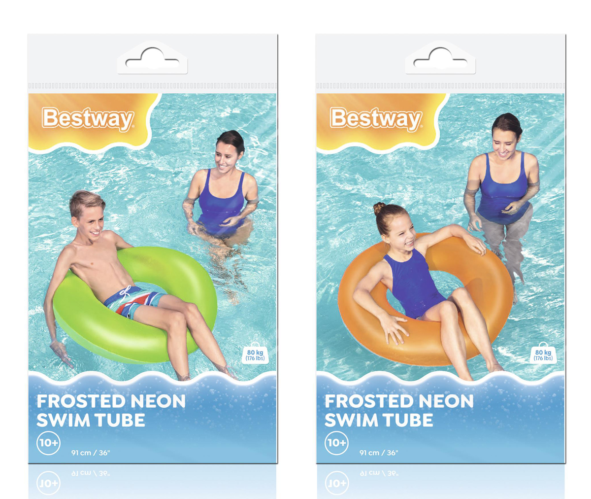 BESTWAY παιδικό σωσίβιο κουλούρα 36025, 91cm, 10+ ετών, διάφορα χρώματα, 1τμχ - Image 5