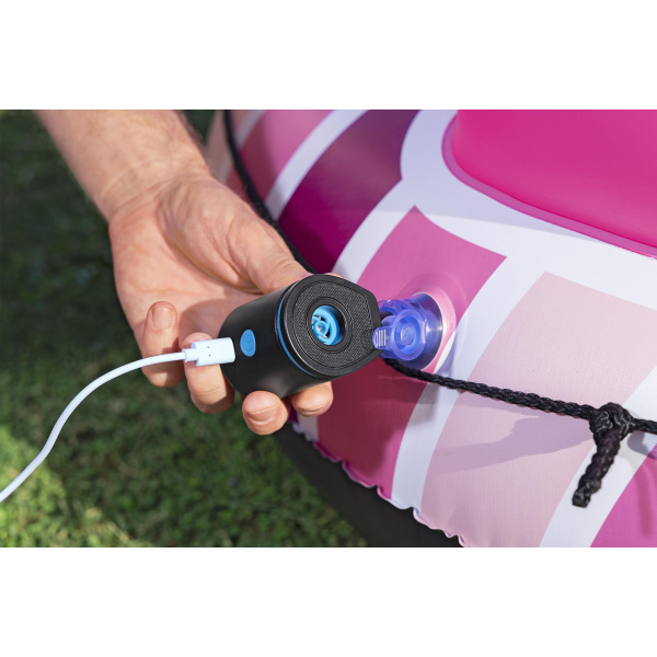 Alternative view of BESTWAY μίνι ηλεκτρική τρόμπα 62289, 90lt, 0.427PSI, USB-C, μαύρη